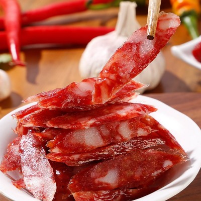 广式香肠500g家用散装腊肉肠腊味小香肠商用甜味广东风味特产腊肠图4