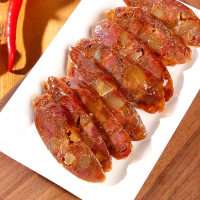 四川麻辣味腊肠腊肉 农家自制咸甜味腊味猪肉肠 煲仔饭广味香肠图3