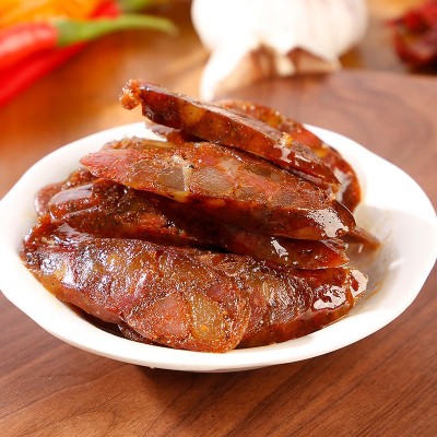四川麻辣味腊肠腊肉 农家自制咸甜味腊味猪肉肠 煲仔饭广味香肠