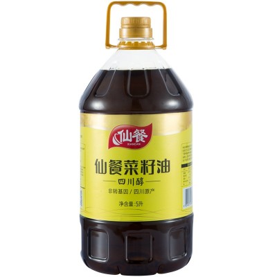 仙餐四川醇香菜籽油批发食用油商用家用四川特产桶装食用粮油5L图5