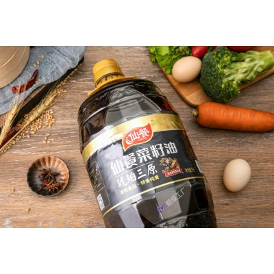 仙餐琥珀特香纯黄菜籽油食用油5升一桶自榨四川家用食用粮油 现货图3