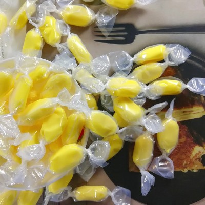 厂家直销香浓榴莲软糖 休闲糖果零食品批发 128g独立小包装榴莲糖图3