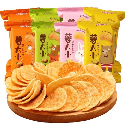 阿婆家的膨化薯片散装网红小零食品休闲学生大批发一手货源爆款图4