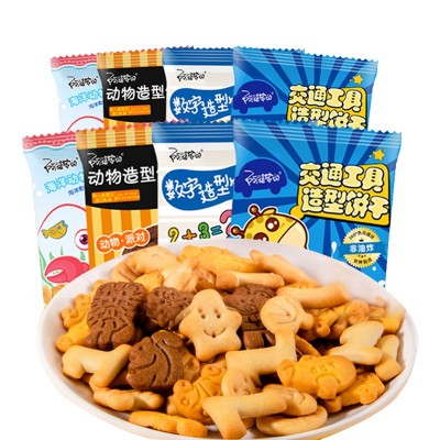 阿婆家的童趣造型饼干约22g 儿童散装网红休闲零食爆品批发饼干图5