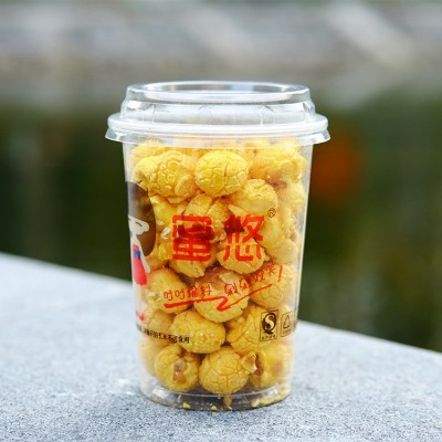 现货供应球形爆米花膨化食品电影休闲零食焦糖爆米花55克包装批发