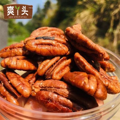 坚果新炒货干果特产碧根果仁美国山核桃肉180克/罐装厂家批发直销图4