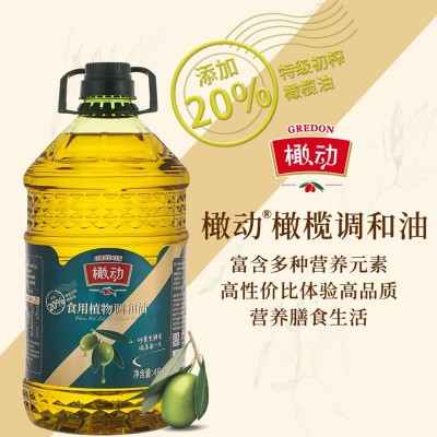 20%特级初榨橄榄油大桶装植物油4升调和油企业福利食用油图2