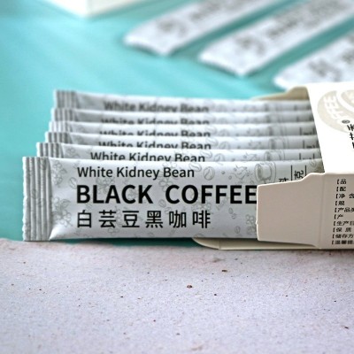 白芸豆黑咖啡浓香速溶黑咖啡粉抖快急单代发白芸豆咖啡黑咖啡批发图2