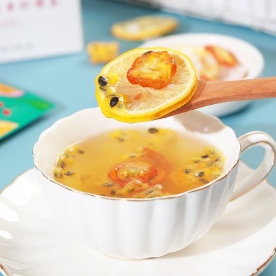 金桔百香果柠檬茶冻干金桔柠檬蜂蜜茶夏季水果茶直播带货厂家批发图2