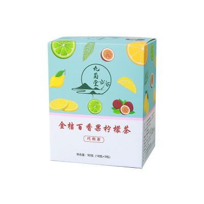 金桔百香果柠檬茶冻干金桔柠檬蜂蜜茶夏季水果茶直播带货厂家批发图5