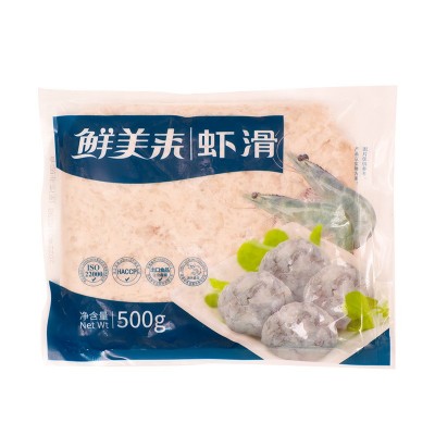 1A虾滑鲜美来500g重庆涮火锅关东煮冷冻青虾仁丸子火锅食商用图4