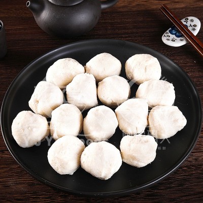 墨粒墨鱼丸2500g/袋 鱼丸 火锅烧烤小吃 速冻鱼丸图5