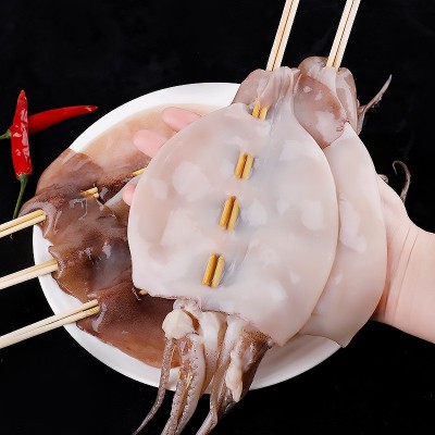 社区团购专供新鲜鱿鱼串冷冻水产大鱿鱼鲜活深海海鲜火锅食材商用图2
