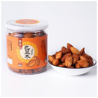 薄壳开口巴旦木180g净重 NP罐装带壳杏仁坚果炒货扁桃仁图5