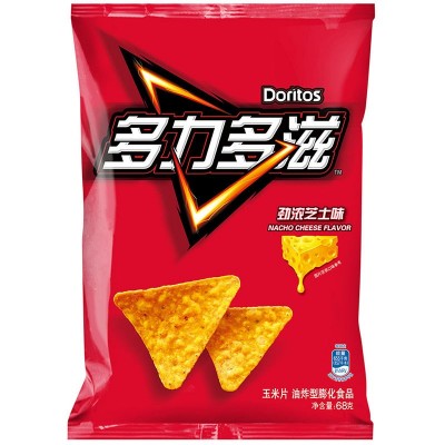 Doritos/多力多滋 玉米片 薯片热辣烧烤劲浓芝士味68g/袋休闲零食图5