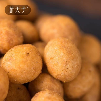 头厂家黑鸭味多味花生坚果炒货 黑鸭味裹衣花生米厂家批发