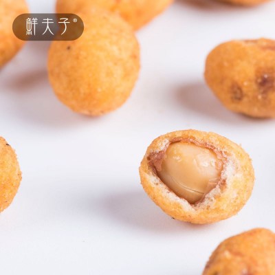头厂家黑鸭味多味花生坚果炒货 黑鸭味裹衣花生米厂家批发图3