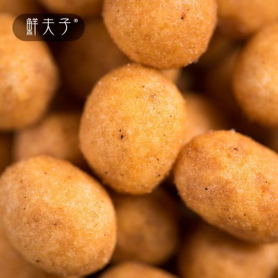 头厂家黑鸭味多味花生坚果炒货 黑鸭味裹衣花生米厂家批发图5