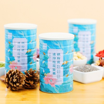 桂花坚果藕粉坚果莲藕羹代餐饱腹早餐速溶即食银耳莲子羹厂家批发图4