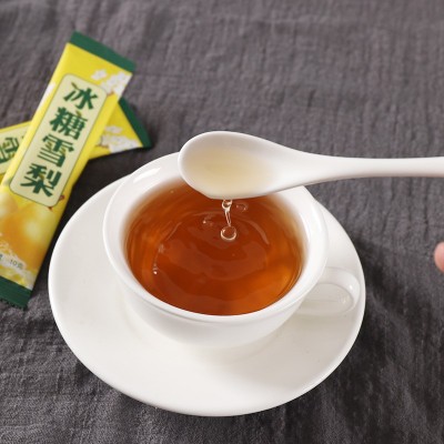 鑫栀堂冰糖雪梨茶固体饮料速溶颗粒茶夏季冲饮果汁原料厂家批发图4