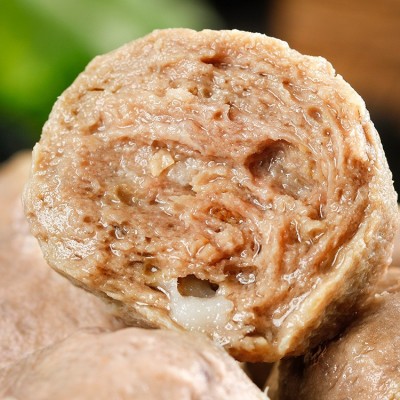 潮汕特产牛肉丸牛筋丸250g/袋 火锅烧烤夜市摆摊食材手打丸子批发图2