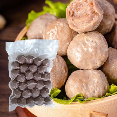 厂家批发潮汕手打牛肉丸500g袋 火锅关东煮食材 螺蛳粉配料供商超图4