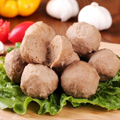 潮汕风味牛肉丸250g/袋 汕头特产烧烤火锅关东煮手工丸子量大从优图4