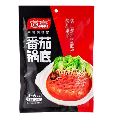 批发道赢200g番茄火锅底料商用番茄锅底砂锅米线串串火锅底料图5