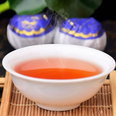 新会5+10小青柑宫廷普洱茶半生晒桔子茶柑普茶熟茶叶散装一斤批发图4