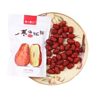 新疆红枣自然吊干免洗若羌灰枣一件代发250g小袋装即食泡水喝图5