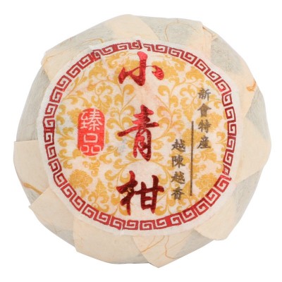 厂家批发正宗小青柑 新会特产柑普茶 袋装批发半生晒熟茶小青柑图5