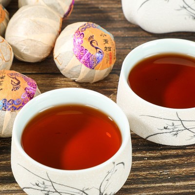 新会小青柑陈皮普洱茶熟茶陈皮茶大红柑茶叶 厂家批发500g柑普茶图4