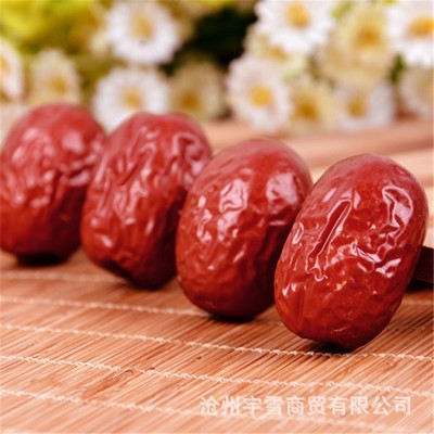 新疆特产若羌红枣500g 煲汤煮粥枣休闲干果核小肉多新疆散装红枣图5