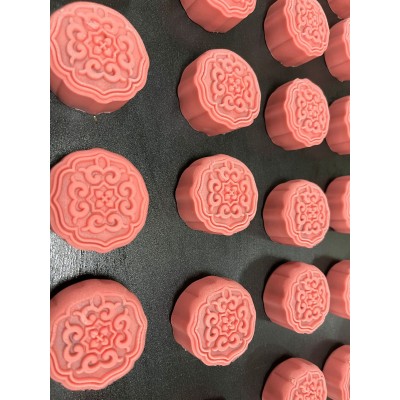 桃山皮奶黄流心冰皮广式月饼多口味批发工厂福利中秋月饼礼盒图4