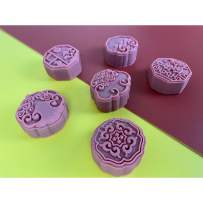 桃山皮奶黄流心冰皮广式月饼多口味批发工厂福利中秋月饼礼盒图5