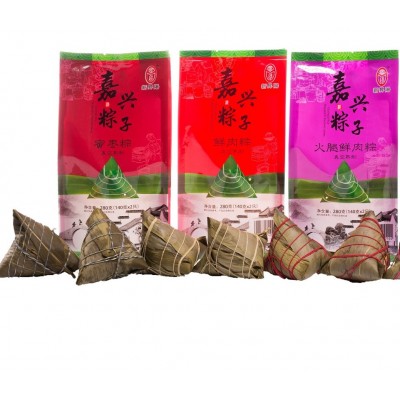 嘉兴粽子批发真空肉粽蛋黄肉粽豆沙粽蜜枣粽散装粽子一件代发图3