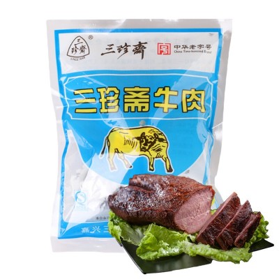 三珍斋牛肉批发200g厂家直销卤味熟食真空酱牛肉即食冷吃牛肉零食图4
