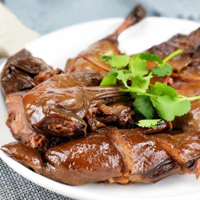 杭州特产万隆酱鸭550g 卤味板鸭老字号鸭肉半成品菜经销一件代发图4