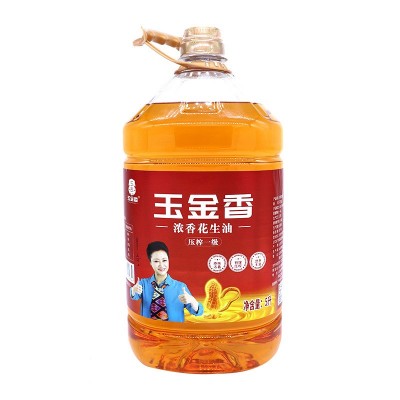 玉金香花生油5L压榨 农家自榨 物理压榨 浓香 食用油粮油招商图4