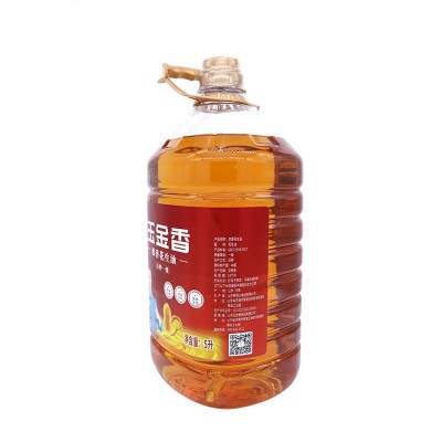 玉金香花生油5L压榨 农家自榨 物理压榨 浓香 食用油粮油招商图2