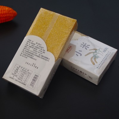 工厂小米现货批发小黄米五谷杂粮宝宝米月子米煮粥原料390g/袋图5