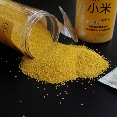 合众养道当季新粮小米批发罐装月子米厂家直销现货宝宝米480g/罐图4