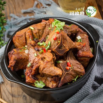 阿牧特羊脊骨1kg内蒙草原羔羊羊脖子炖煮火锅食材 羊蝎子图2