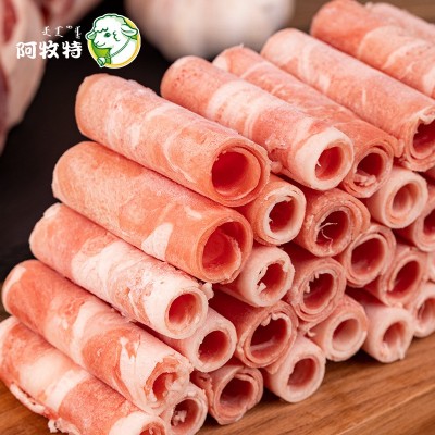阿牧特 火锅食材 火锅食材 羔羊圆卷 羊肉卷 厂家批发 内蒙羊肉图2
