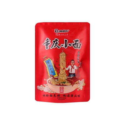 井谷元重庆小面含调料红烧牛肉面非油炸方便速食麻辣半干面条批发图5
