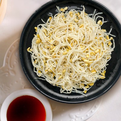预制黄豆芽清水蔬菜包懒人方便速食食材外卖餐饮料理包500g图2