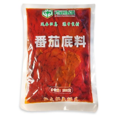 青创颂番茄火锅底料鸳鸯锅酸甜不辣清汤餐饮大小火锅店500g商用装图4