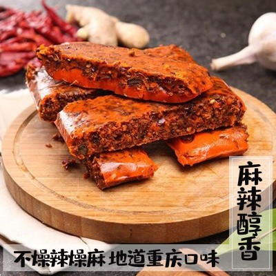 重庆火锅底料餐饮火锅店商用麻辣牛油火锅底料500g老火锅底料批发图3