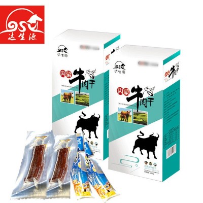 达生源内蒙古特产礼盒牛肉干250g中秋节日团购礼品香辣风干牛肉干图7
