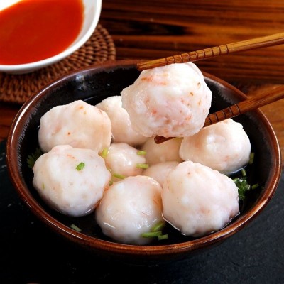 金大牛潮汕新鲜海虾丸产鲜虾球火锅丸子关东煮食材烧烤速冻食品图4
